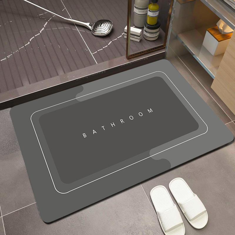Zara Home Bathroom Rug - 超吸収性ノンスリップバスルームマットトイレ滑り止め浴槽足マットキッチンリビングルームの床マット家の装飾