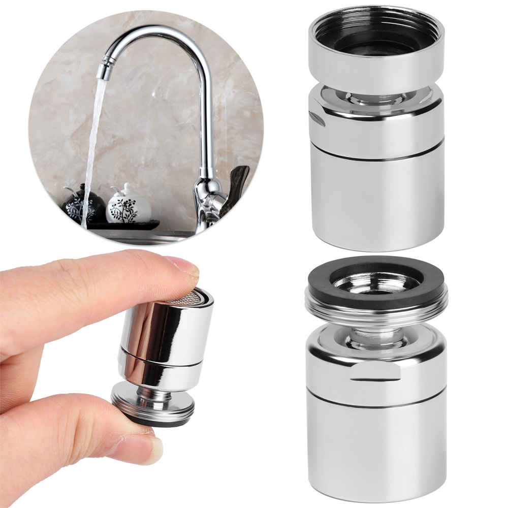 Home Hardware Bathroom Faucets - 360度回転する真ちゅう製の蛇口,節水,エアジェット,家庭用ノズル,キッチン用品