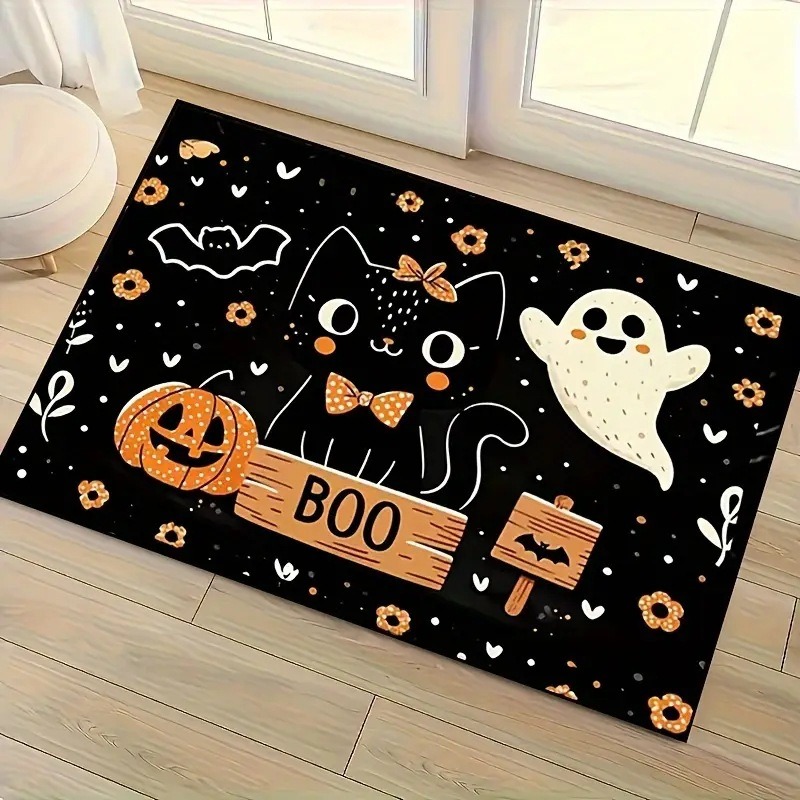 Zara Home Bathroom Rug - ハロウィン玄関マットウェルカムマットドアマット玄関キッチンマット床用カーペット浴室用フロアマット家の装飾