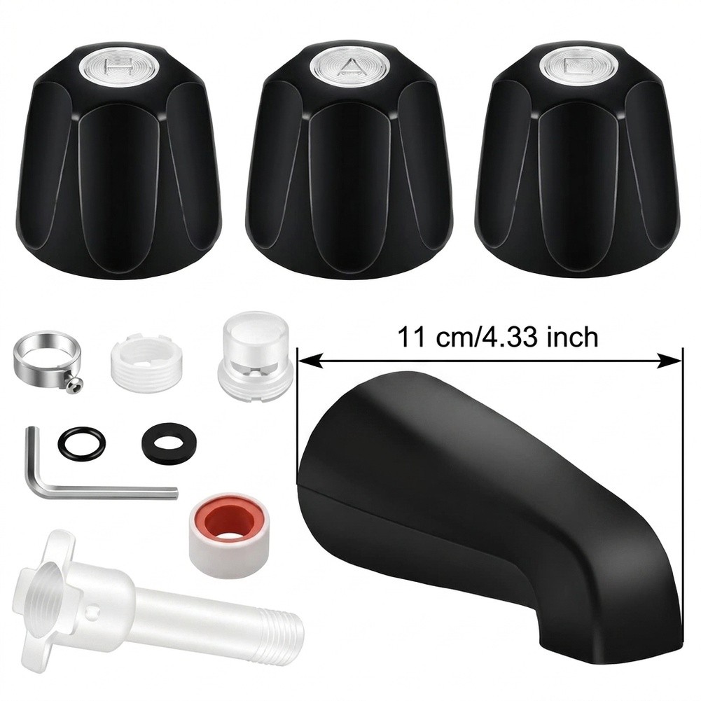 Home Hardware Bathroom Faucets - 浴室浴槽配管金具改修アクセサリー ホームデコレーション 浴槽蛇口トリムキット 完全な浴槽蛇口ハンドル スパウトキット