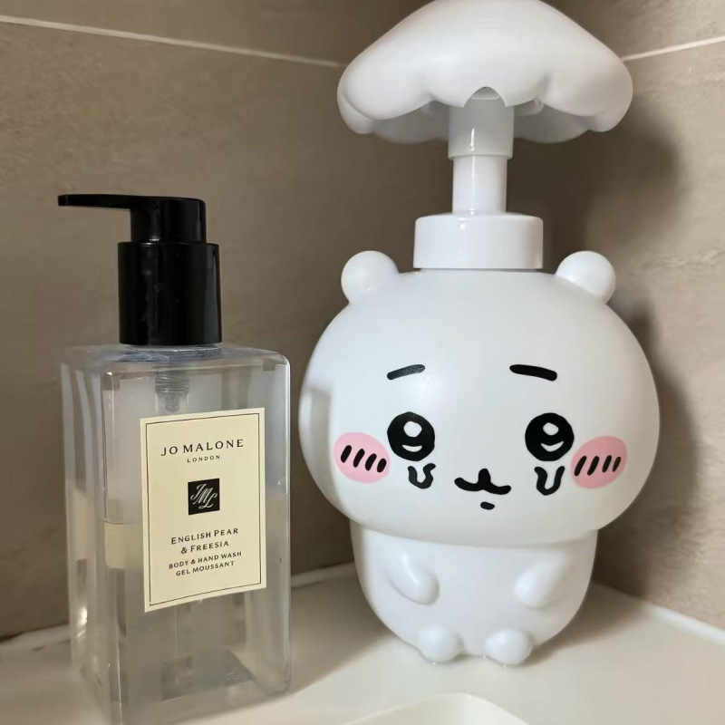 Home Goods Bathroom - ちいかわボトル かわいいきのこ型ハンドサニタイザーボトル 浴室装飾 韓国風アニメ 友達への結婚祝い