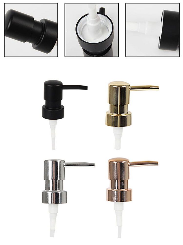 Soap Dispenser Pump - ソープディスペンサーポンプローションボトル交換用ソープポンプジャープレスノズル28スレッドほとんどの液体ポンプ用