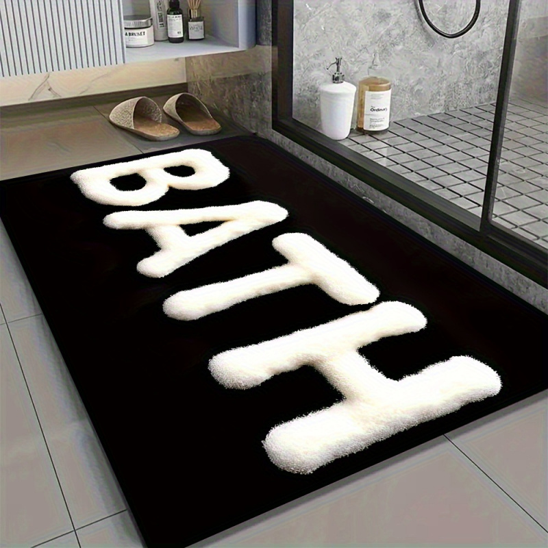 Zara Home Bathroom Rug - VIKAMA アメリカンスタイル ミニマリスト ランドリールーム バスルームマット 吸水性