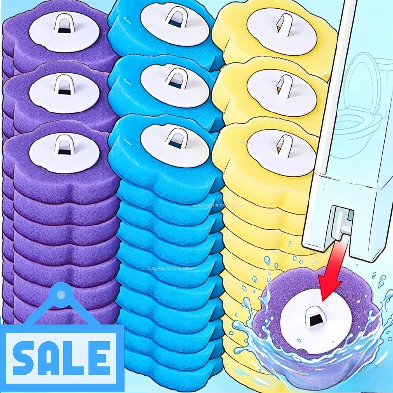 使い捨て交換ヘッドキット付きトイレブラシアップグレードロング - Home Bathroom Cleaning のレビューと価格