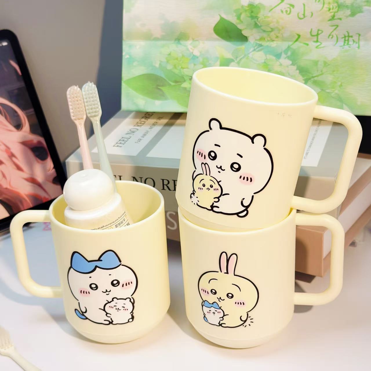 ちいかわうさぎハチワレ プラスチック製うがいカップ かわいい - Home Bathroom Equipment のレビューと価格