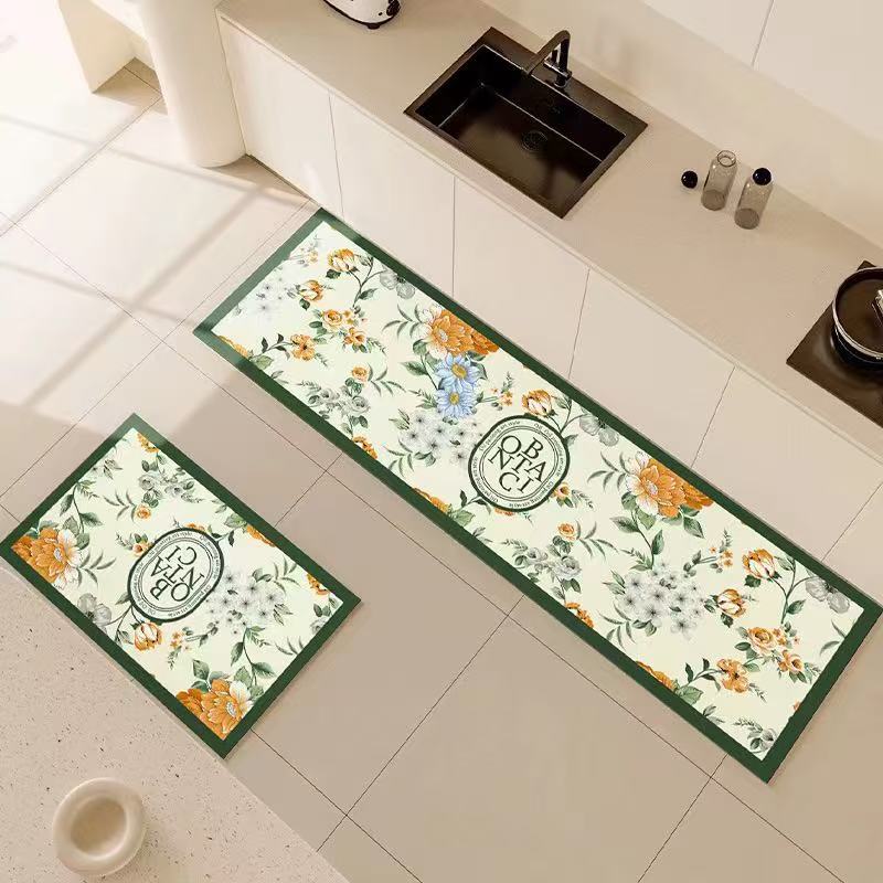 VIKAMA 1/2 個モダンライト高級キッチンフロアマット - Zara Home Bathroom Rug のレビューと価格