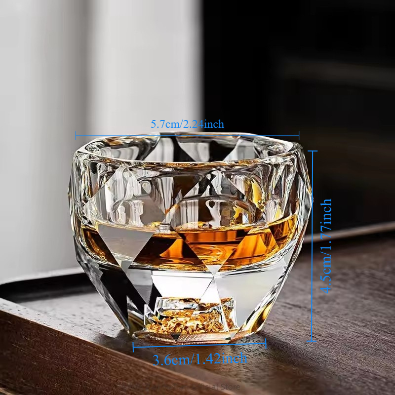 6個入り 50ml ショットグラス ダイヤモンドカット 二重 - Yamazaki Home Bathroom Storage のレビューと価格