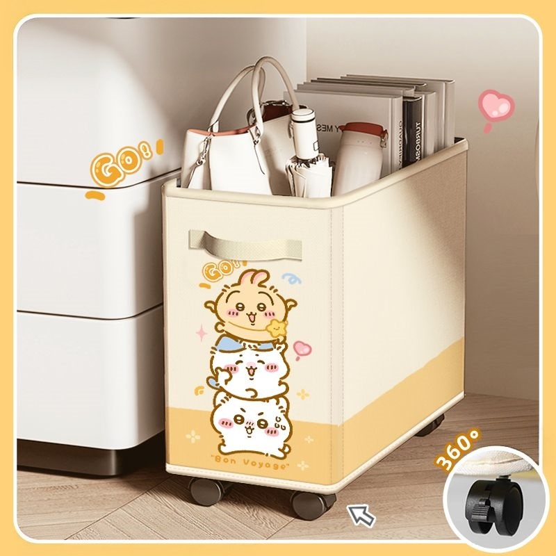 チイカワ、ハチワレ、ウサギのかわいい漫画柄ローリング収納カー - Home Goods Bathroom Storage のレビューと価格