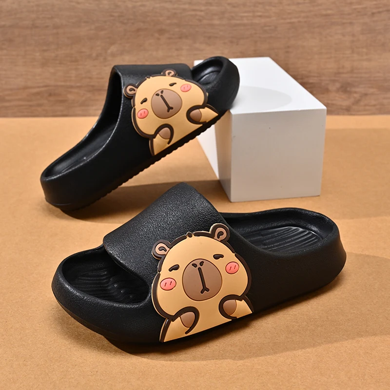 かわいいカピバラデザイン EVA 厚底女性スリッパ滑り止め通 - Home Goods Bathroom のレビューと価格