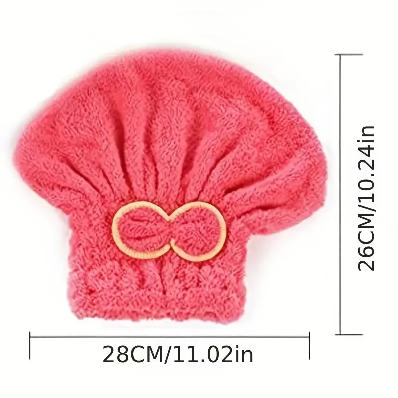 速乾性ヘアキャップ女性ボウタイ入浴帽子マイクロファイバータオ - Home Bathroom Equipment のレビューと価格