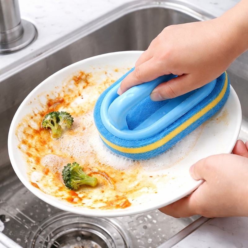 家庭用掃除ブラシ ハンドル付き 食器用洗剤 浴室 キッチン  - Home Bathroom Cleaning のレビューと価格