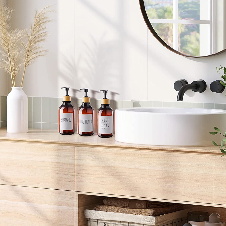 300/500 ミリリットル浴室ディスペンサーシャンプーとコ - Soap Dispenser Pump のレビューと価格