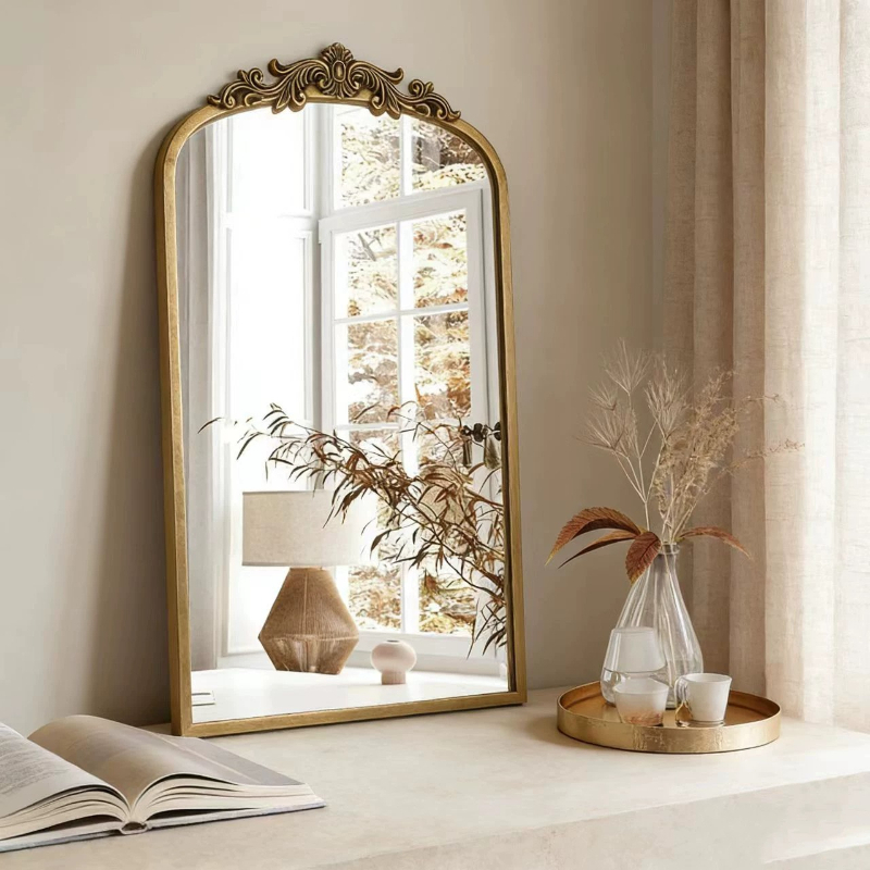ドレッシングテーブル高級ミラーリビングルームモダンな化粧台北 - Home Living Bathroom Vanity のレビューと価格