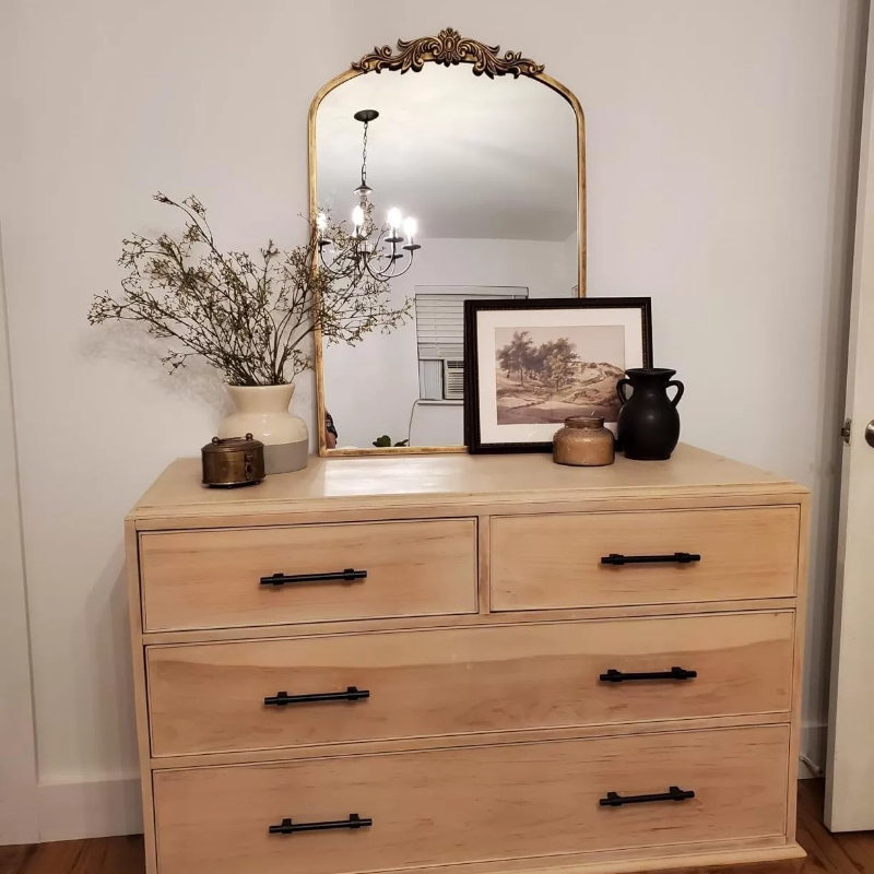 ドレッシングテーブル高級ミラーリビングルームモダンな化粧台北 - Home Living Bathroom Vanity のレビューと価格