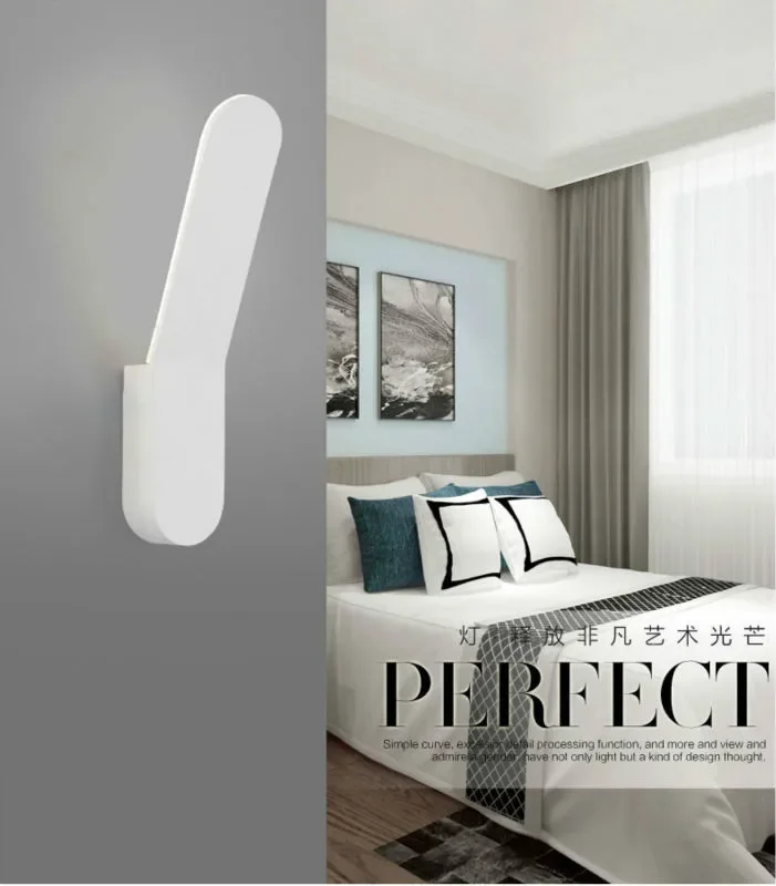 モダンなウォールランプ、リビングルーム用6W LEDホームデ - Home Living Bathroom Vanity のレビューと価格