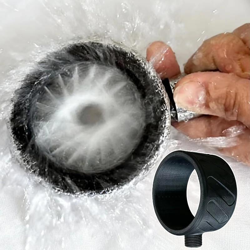 男性用スパイラルシャワーヘッドノズル 1個入り 高圧 家庭用 - Home Bathroom Shower のレビューと価格