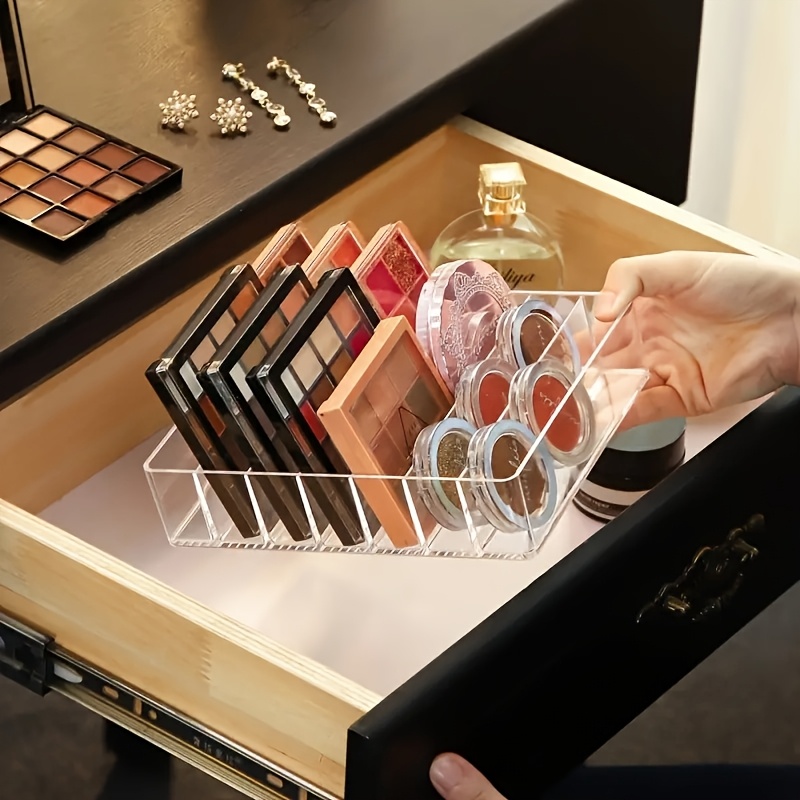 7区画クリアプラスチック製メイクアップオーガナイザー1個 - - Home Goods Bathroom Storage のレビューと価格