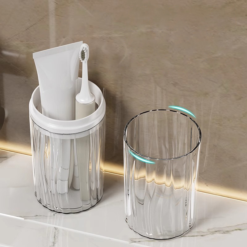 新しい携帯用歯ブラシカップ、バスルーム歯磨き粉ホルダー収納ケ - Home Goods Bathroom Storage のレビューと価格