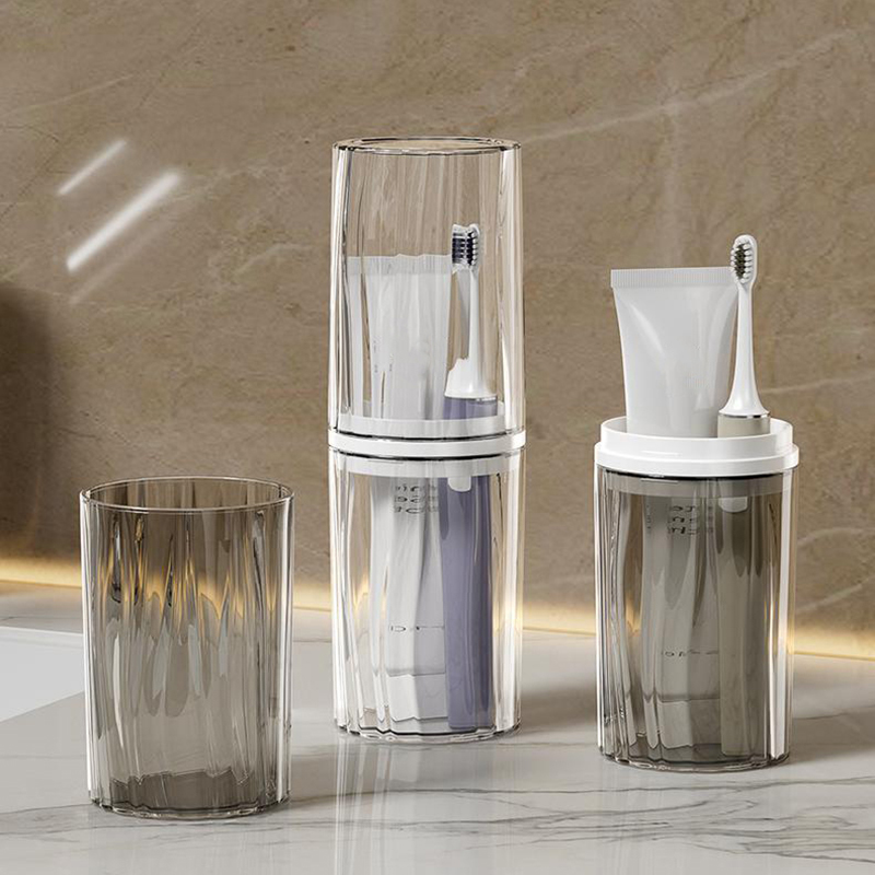 新しい携帯用歯ブラシカップ、バスルーム歯磨き粉ホルダー収納ケ - Home Goods Bathroom Storage のレビューと価格