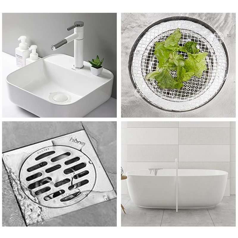 10-30 個ラウンド使い捨て床排水ステッカーシャワー浴室入 - Home Bathroom Cleaning のレビューと価格