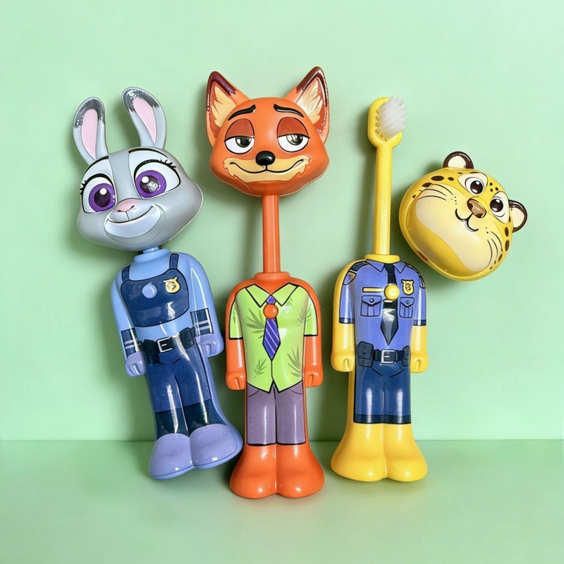 カートゥーン『ズートピア2』子供用歯ブラシ 変形可能 伸縮式 - Home Goods Bathroom のレビューと価格