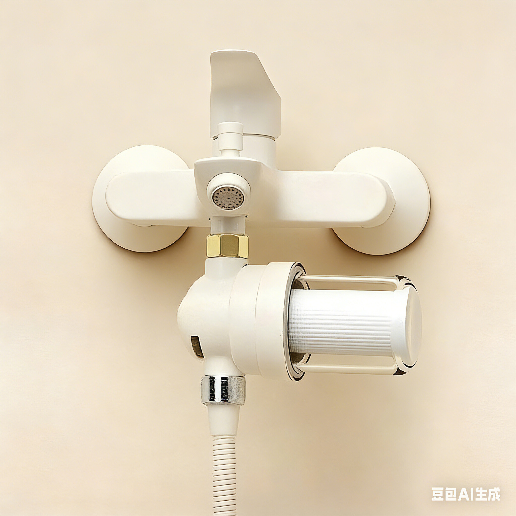 プレシャワーヘッド、家庭用シャワーセット、スケール・塩素除去 - Home Bathroom Shower のレビューと価格