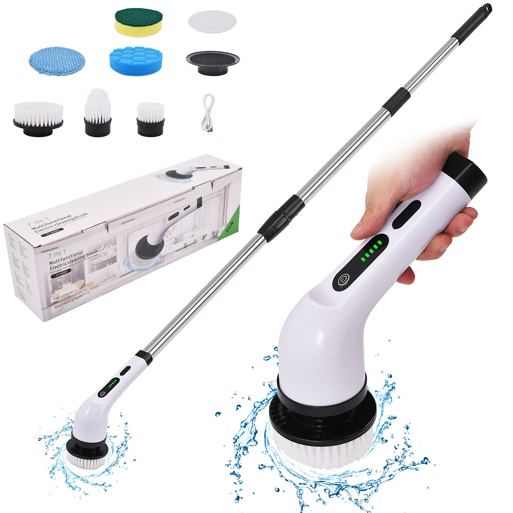 多機能電動掃除ブラシ 浴室用電動回転スクラバー 電動スクラバ - Home Bathroom Cleaning のレビューと価格