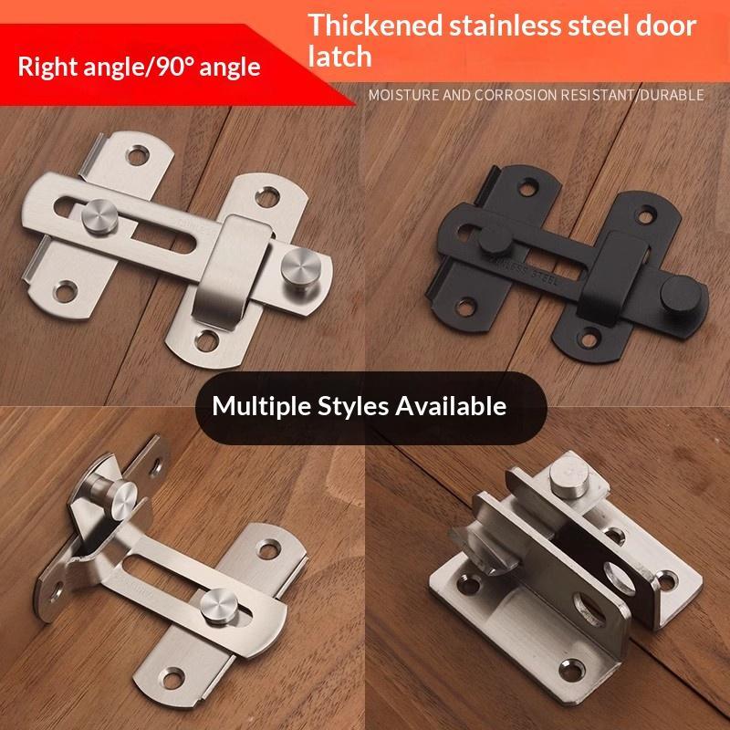 【HG】厚いステンレス鋼のドアラッチロックハードウェアゲート - Home Hardware Bathroom Cabinets のレビューと価格