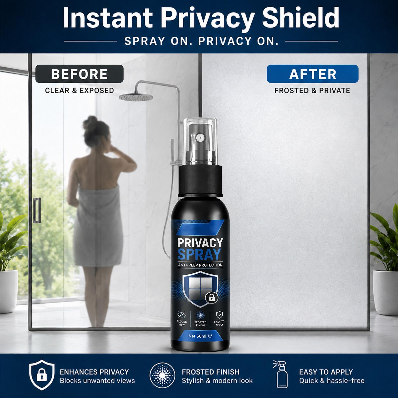 50ml ガラスフロスティングスプレー プライバシーウィンド - Home Bathroom Window のレビューと価格