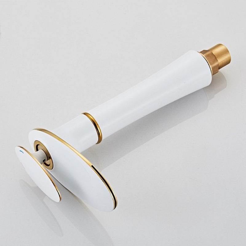 白/黒ゴールド滝状洗面器蛇口 温冷混合水栓 洗面台シンクタッ - Home Hardware Bathroom Faucets のレビューと価格