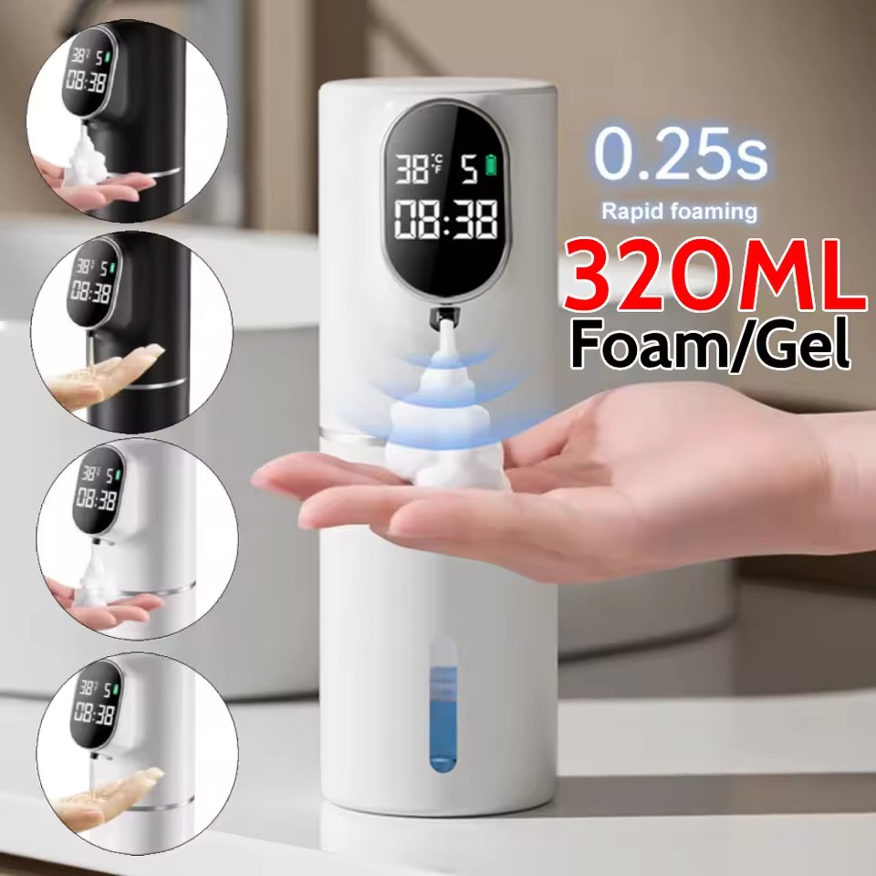 Mi 自動 LED 液体泡ソープディスペンサー 5 段階調整 - Soap Dispenser Pump のレビューと価格