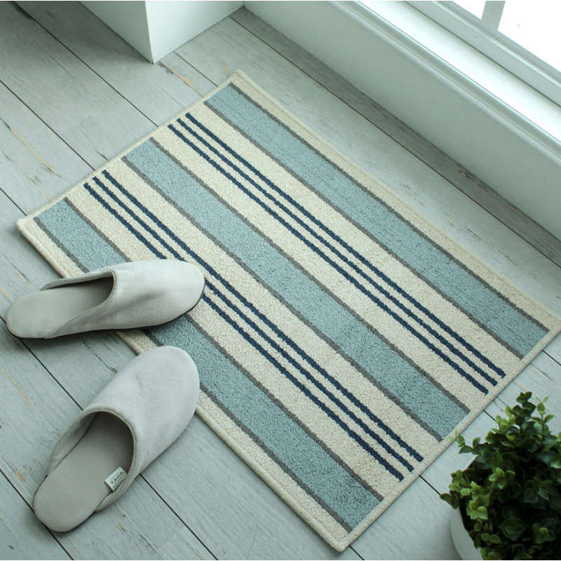 VIKAMA 韓国ミニマリストストライプバスルームカーペット - Zara Home Bathroom Rug のレビューと価格