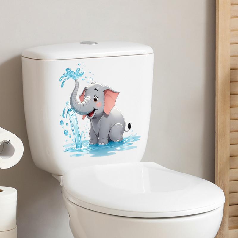 海をテーマにしたトイレステッカー防水自己粘着貝殻ヒトデ波デザ - Home Bathroom Design のレビューと価格