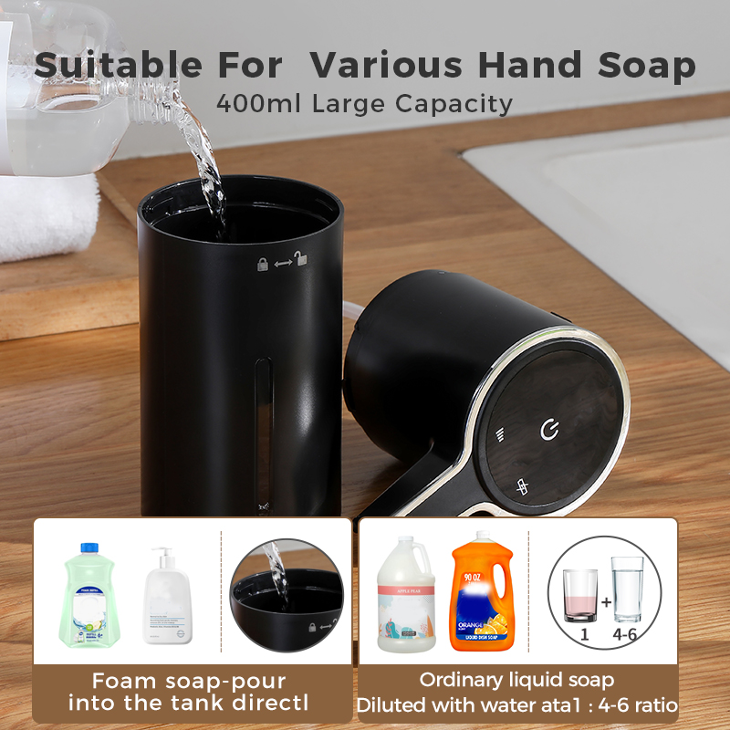 新しい壁掛け式自動ソープディスペンサー、フォームスマートハン - Soap Dispenser Pump のレビューと価格
