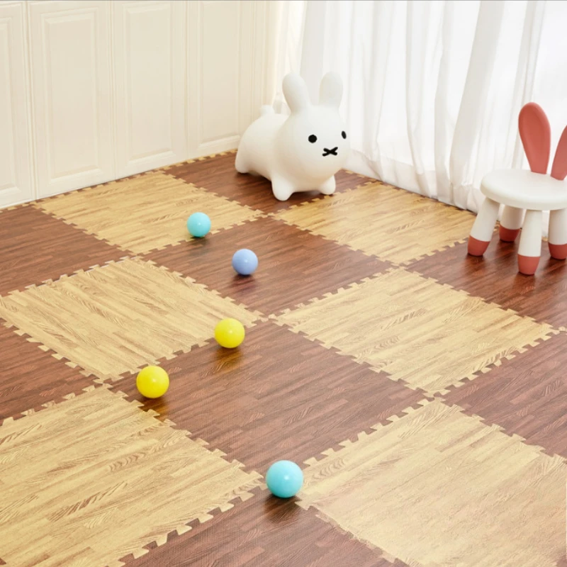 木目調フォームパッチワークマットヴィンテージスタイルソフトカ - Zara Home Bathroom Rug のレビューと価格