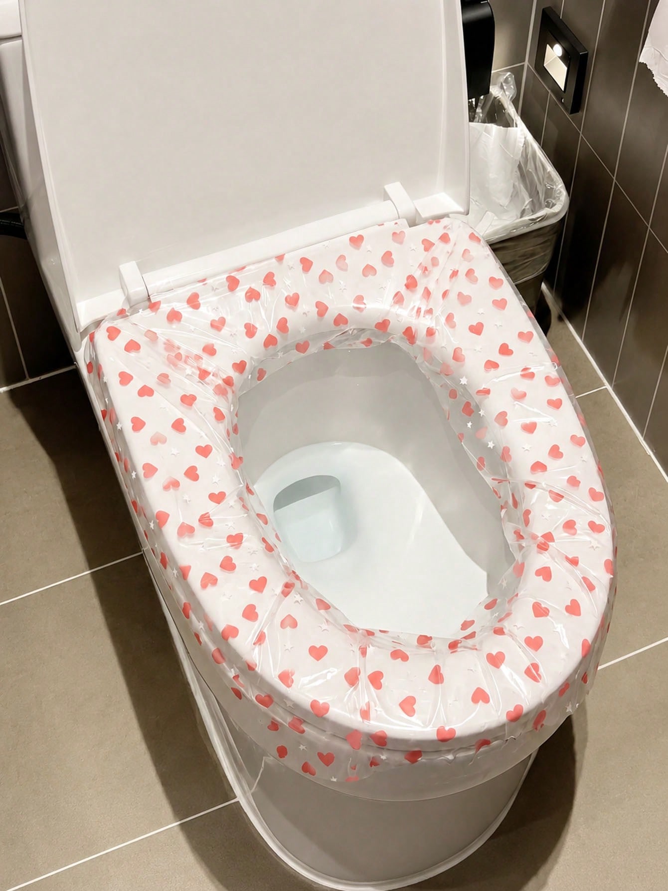 133枚入り使い捨て便座カバー、防水便座保護フィルム、ハート - Home Bathroom Cleaning のレビューと価格