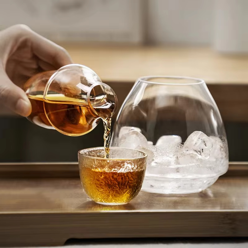 クリスタルワインボトルセット 赤ワイングラス 酒器セット ラ - Yamazaki Home Bathroom Storage のレビューと価格