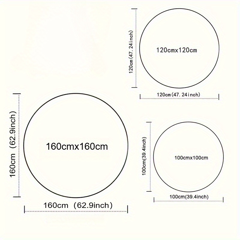 1pc 太極拳スタイルの夜景ラウンドエリアマット - フラン - Home Bathroom Door Design のレビューと価格