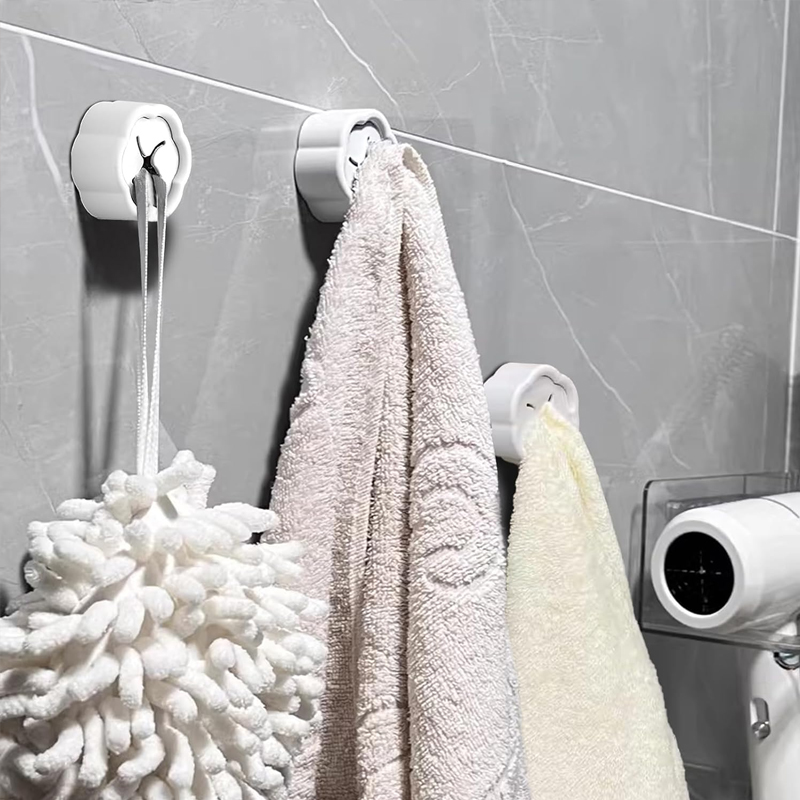 6個入り 粘着式タオルホルダー ノードリル壁掛けフック キッ - Home Bathroom Equipment のレビューと価格