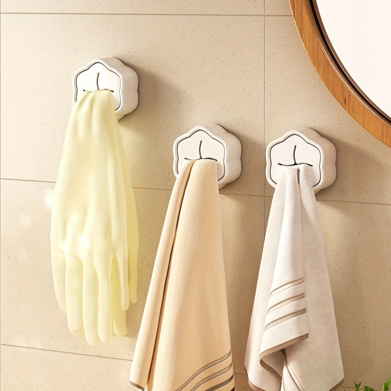 6個入り 粘着式タオルホルダー ノードリル壁掛けフック キッ - Home Bathroom Equipment のレビューと価格
