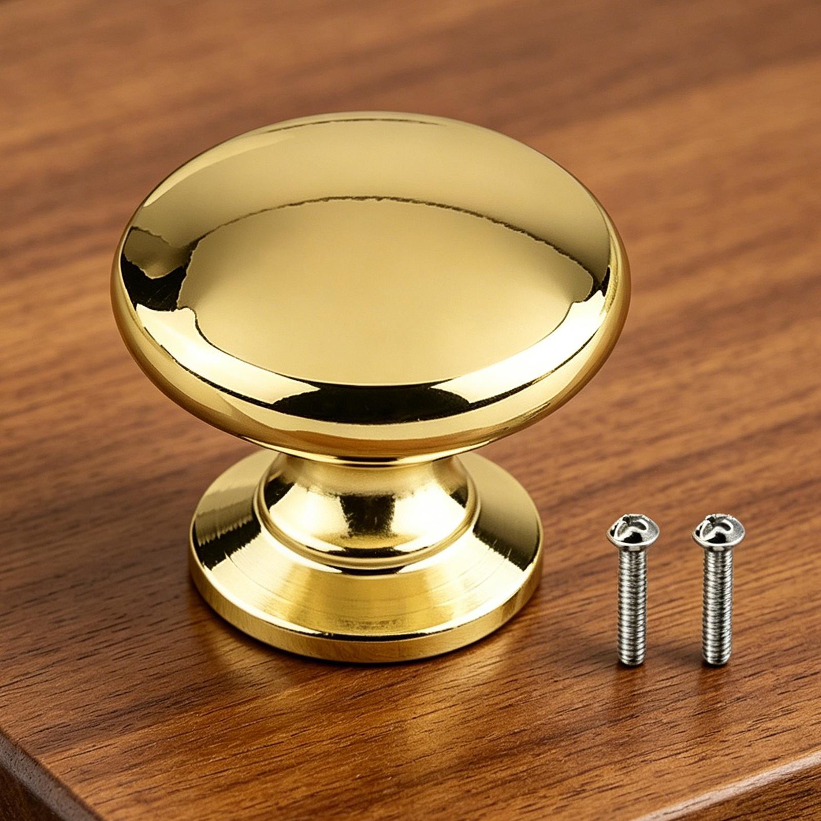 真鍮製キャビネットノブ ヴィンテージ風 ノンラッカー仕上げ  - Home Hardware Bathroom Cabinets のレビューと価格