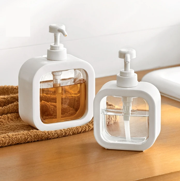 詰め替え可能なバスルームソープディスペンサー,ローションシャ - Soap Dispenser Pump のレビューと価格