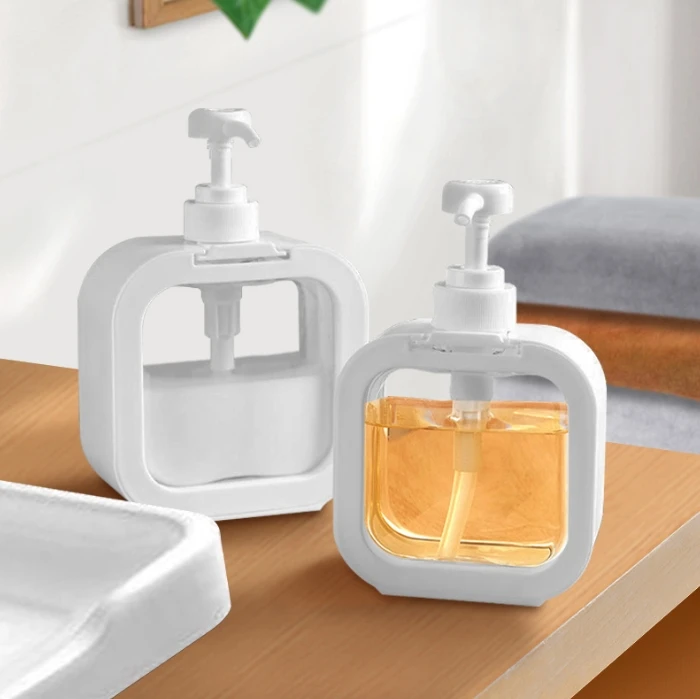 詰め替え可能なバスルームソープディスペンサー,ローションシャ - Soap Dispenser Pump のレビューと価格