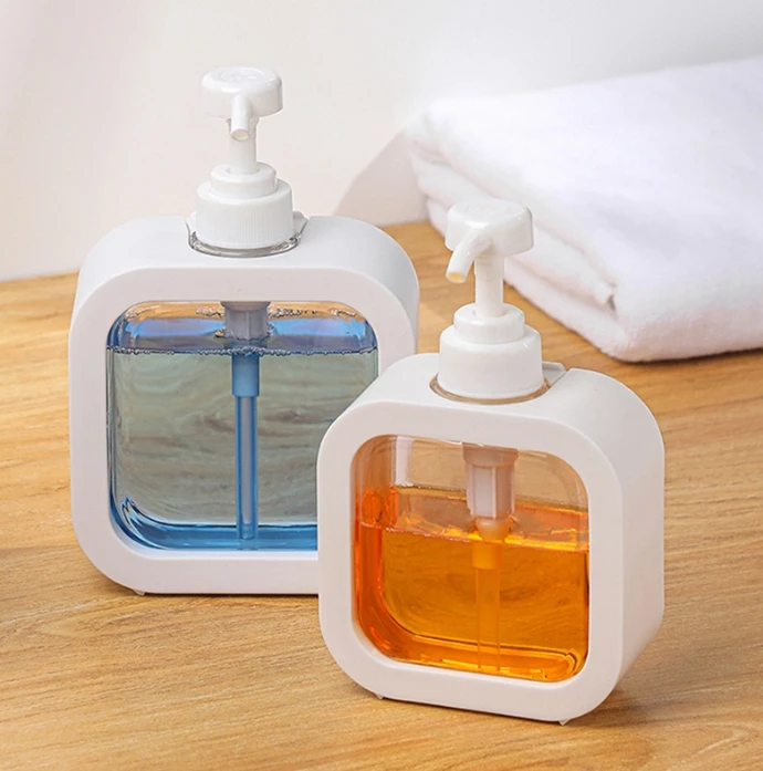 詰め替え可能なバスルームソープディスペンサー,ローションシャ - Soap Dispenser Pump のレビューと価格