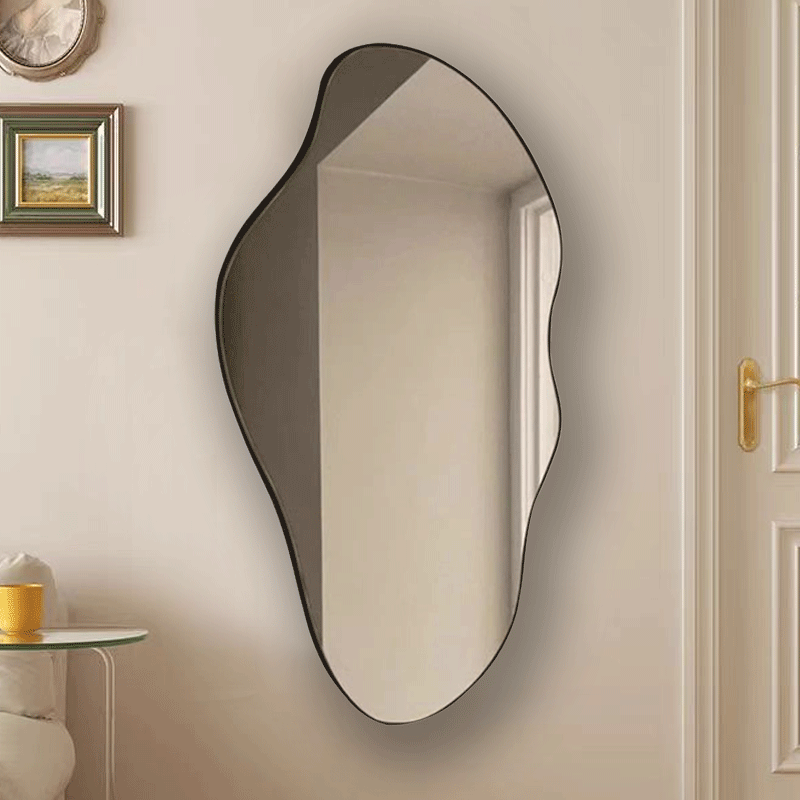 不規則な形のモダン装飾壁掛け鏡、カスタムデザイン、家の壁飾り - Home Bathroom Design のレビューと価格